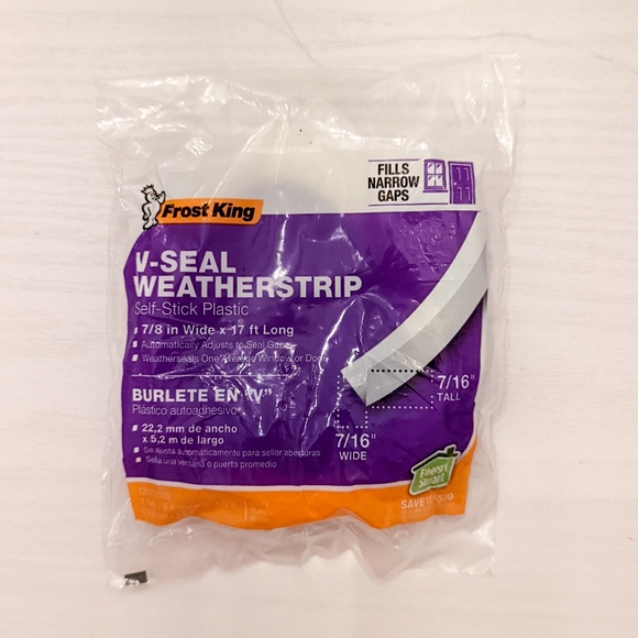 Other Frost King Vseal Weatherstrip Selfstick Plastic Poshmark